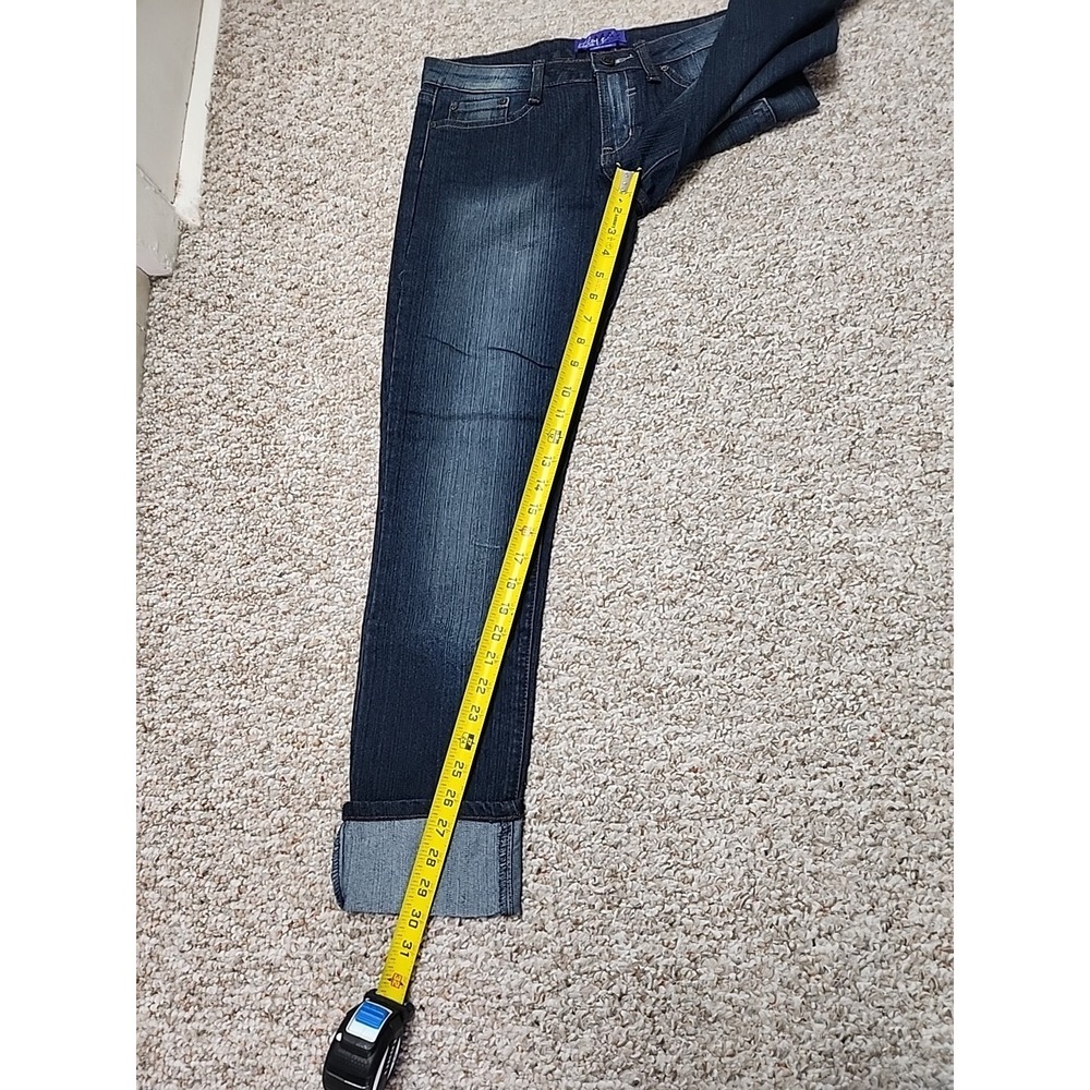 Miley‎ Cyrus X Max Azria NWT Jeans Jr's Size 11 Rolled Leg 32x30 - Picture 7 of 15